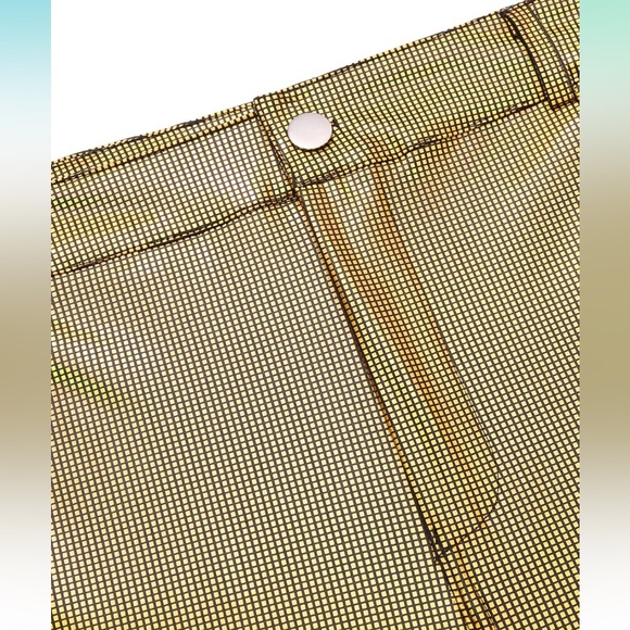 COOFANDY Mens Metallic Shiny Jeans 70‘s Party Dance Disco Nightclub Pants - Picture 6 of 7